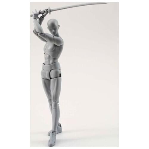 LAST ONE SHF Bandai Dark Male Body with Bracket and Accessories Drawing Reference