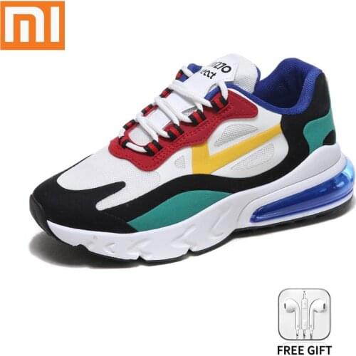 Xiaomi Fasion Woman Sneakers Comfortable Breathable Flatfrom Casual Sports Shoes New Woman Mixed Color Shoes Size 35-41