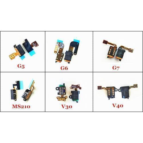 Ear Earphone Headphone Audio Jack Flex Cable for LG G5 G6 G7 V30 V40 Aristo MS210
