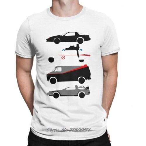 New Knight Rider Kitt Ghostbustears Men T Shirt The Cars The Star Casual Tees Short Sleeve O Neck T-Shirt Cotton Tshirt Tops