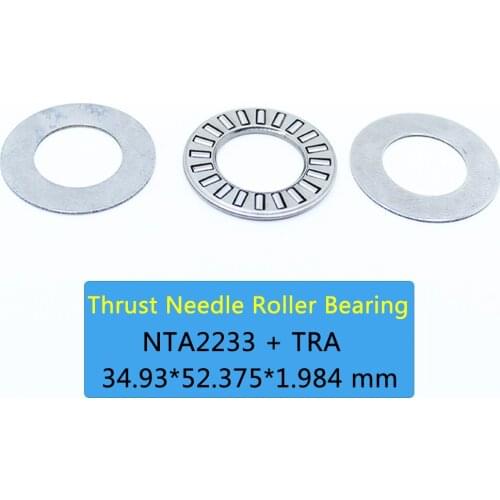 NTA2233 + TRA Inch Thrust Needle Roller Bearing With Two TRA2233 Washers 34.93*52.375*1.984mm 5Pcs TC2233 NTA 2233 Bearings