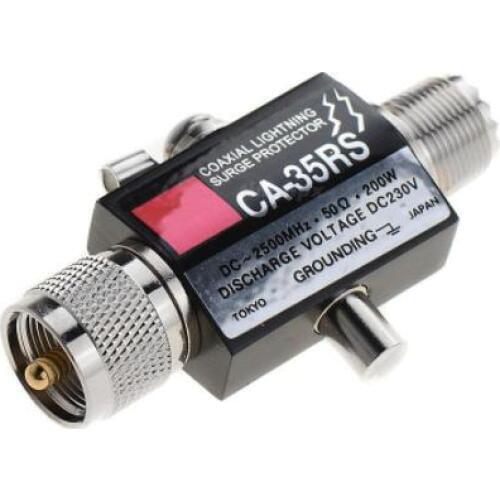 Ca-35Rs Pl259 So239 Radio Connector Adapter Repeater Coaxial Antenna Surge Protector