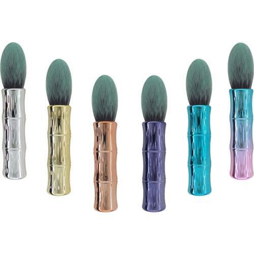 Plastic handle synthetic hair powder cosmetic brushes blush makeup tools PVC box packing