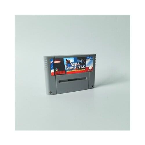 Full Throttle - All American Racing - Action Game Card EUR Version English Language