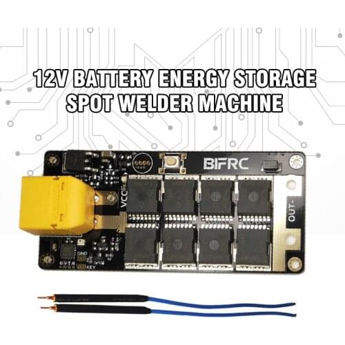 DIY 12V Battery Portable PCB Board Electronic Energy Storage Spot Welder Machine XT60 for 18650/26650 Spot Welders Pens 2pcs