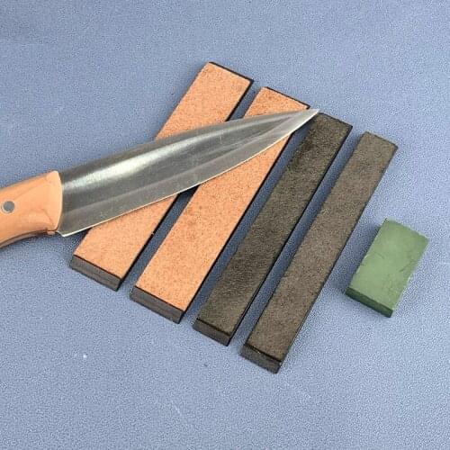 Professional Knife Sharpener Polishing gadgets Polishing Paste Mirror effect Brighten the knife Set Cowhide Sharpening strip