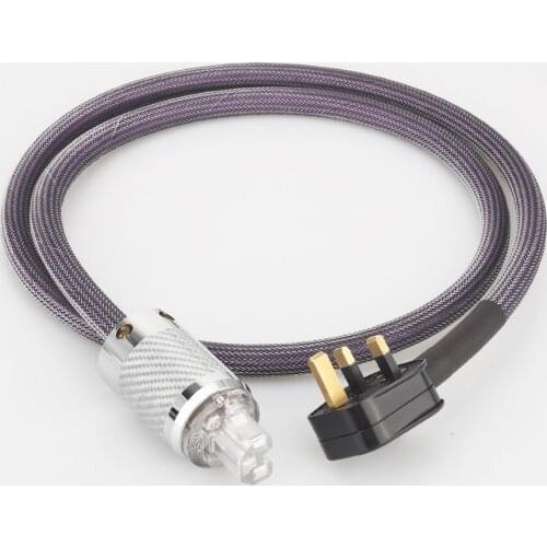 P122 AC-313 HIFI UK Power Cable UK Mains Lead For AMP CD player Audio Visual & Hi-Fi Equipment