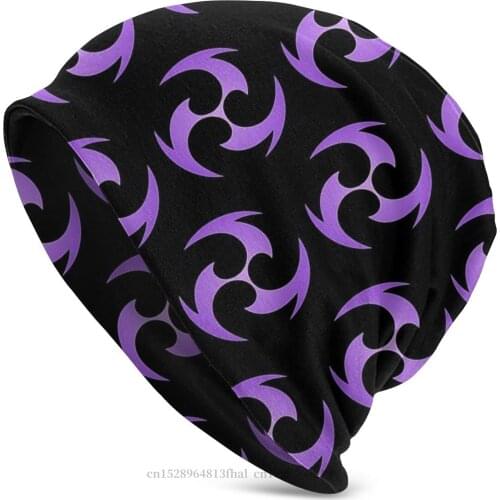Genshin Impact Game Paimon Skullies Beanies Caps Electro Element Knitted Hat Winter Warm Bonnet Hats Men Womens Hip Hop Ski Cap