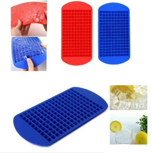 160 Grids Silicone Square Ice Tray Cake Chocolate Jelly Mold DIY Baking Tool