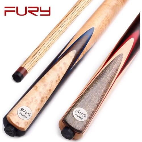 Fury CN series handmade billard stick with extension 11mm tip Canada ash shaft radial jointed inlay butt new billiards pool cue
