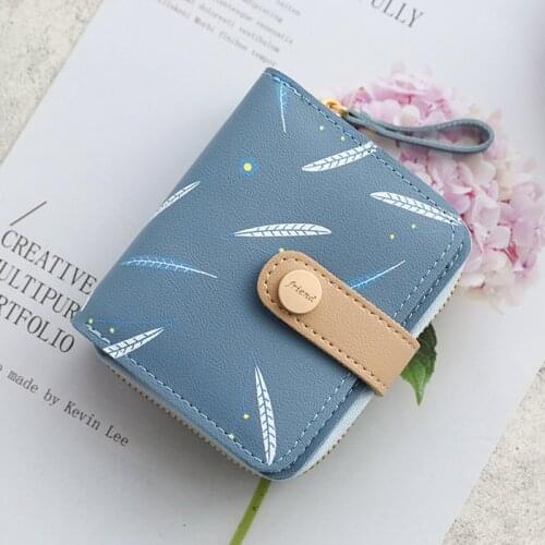 2021 Leather Women Wallet Hasp Small Coin Pocket Purse Women Wallets Cards Holders Luxury Brand Wallets Lady Female Purse