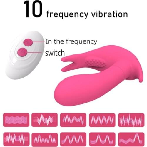10 Frequency G Spot Vibrator Wearable Stimulator Rechargeable Massage Adult Toy Sex for Women Couples
