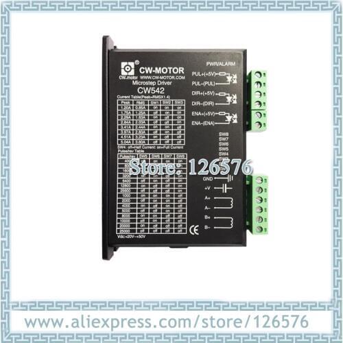 2 phase stepper motor driver CW542 20-50VDC 1.2-5A stepping driver