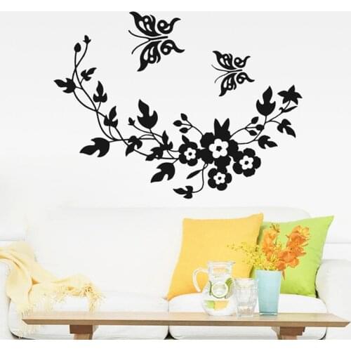 3D PVC Butterfly Wall Stickers DIY Home Decor Stickers for Curtain Decoration Plastic Wall Stickers Plastic Posters 36pcs