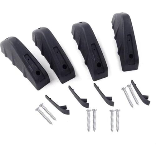 4pcs/set Universal Car Styling Bumper Spoiler Accessories For Acura MDX RDX TSX Seat Leon Ibiza Toledo Saab 9-3 9-5 93 Infiniti