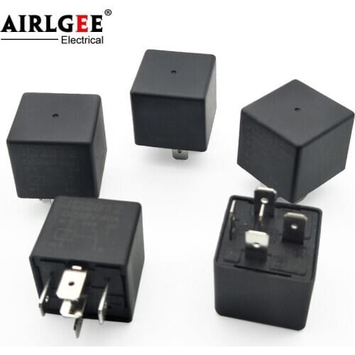 5pcs JD2912 40A 5 Pins SPDT 1NO 1NC Switching Relay DC48V Coil Vehicle Car Security Power Relay