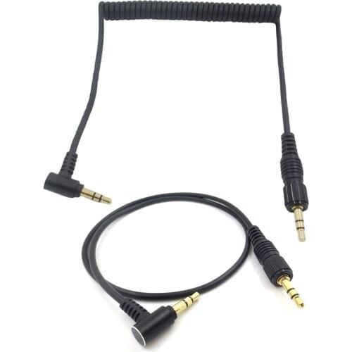 3.5mm Audio Cable Gold Plug Aux Cord Audio Cable for Sony UWP D11 D21 Sound Recording Microphone Accessories