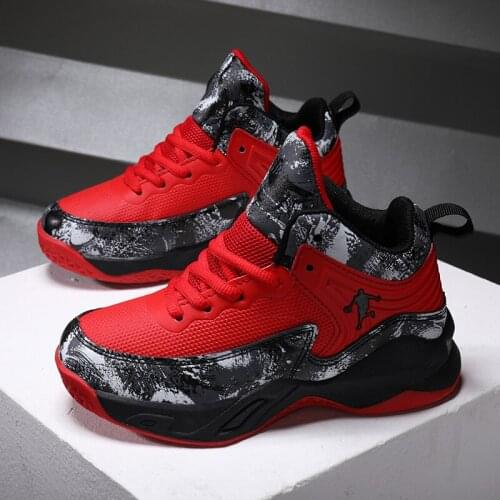 Basketball Boys Sneakers Children Shoes For Kids Sneakers Girls Sneakers Girls Shoes Anti-slippery Leather Fashion Footwear
