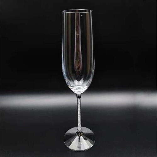 2 pcs/Lot Champagne Goblet Glassware Wine Glass Juice Drink Cocktail Wedding Application Household Products Crystal ZZY110