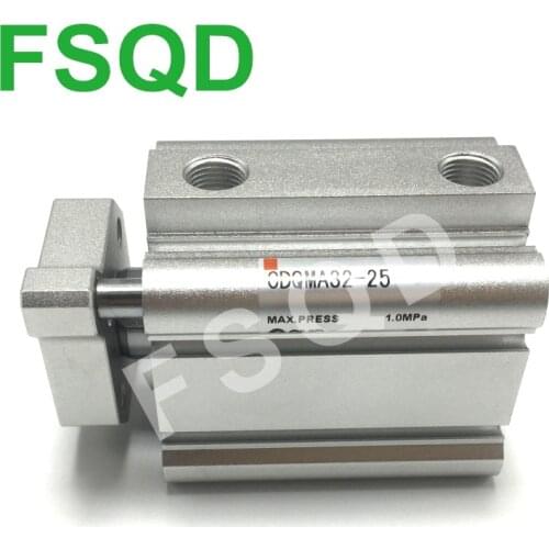 CDQMA32-5,10,15,20,25,30,40,45,50,75,100 FSQD SMC Compact Cylinder Guide Rod Type Perform Pneumatic Components Air Tool CDQMA