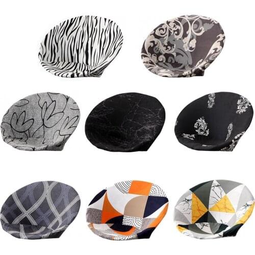 Round Saucer Chair Covers Desk Seat Chair Covers Protector Seat Slipcovers for Hotel Banquet Wedding, Universal Size
