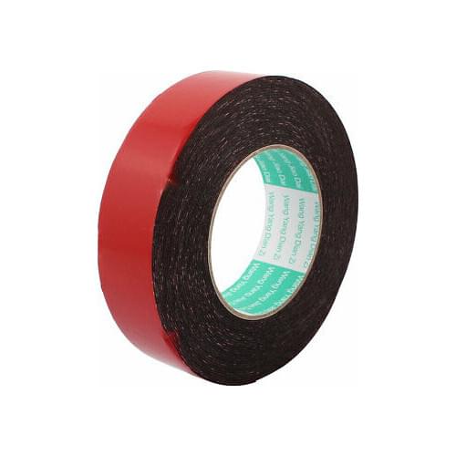 35mm x 1mm Double Sided Self Adhesive Shockproof Sponge Foam Tape 10M Length