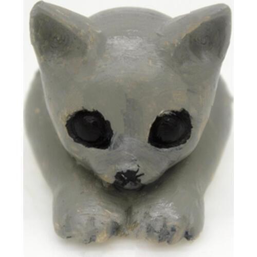 Cats head aromatherapy gypsum car air outlet clamp extension incense stone silica gel mold C1179
