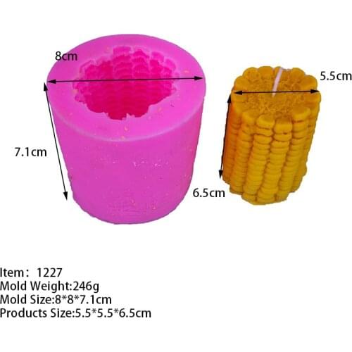 Corn candle silicone mold BK1227