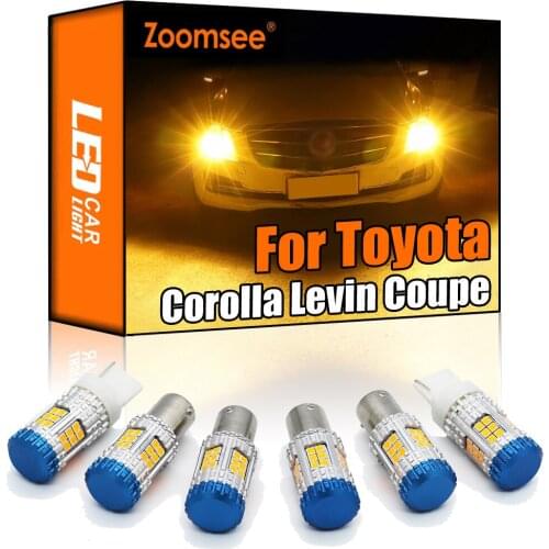 Zoomsee Canbus For Toyota Corolla Levin Coupe 1983-2000 No Hyper Flash Error Vehicle Lamp LED Turn Signal Light Indicator Bulb