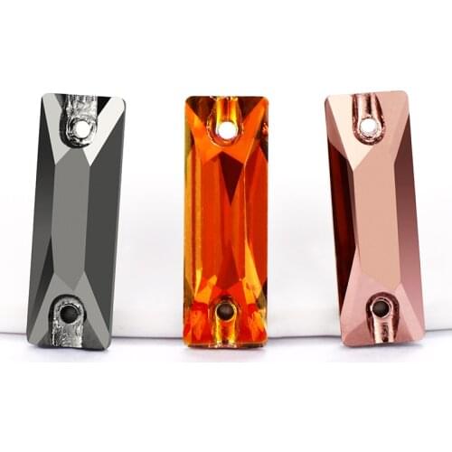 Metallic Shimmer Sew on Stones K9 Glass Strass Crystal Flat Back Buttons Sew on Clothing Crafts Dress Bags Accessories