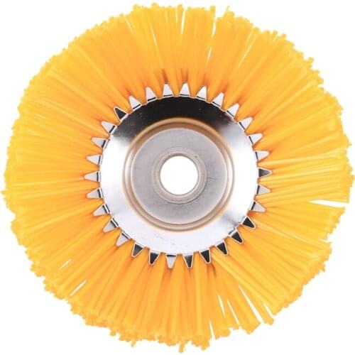 Nylon Brush Universal Trimmer Brush Head Cutter Durable Garden Tools Outer Diameter 200mm Inner Hole 25.4mm