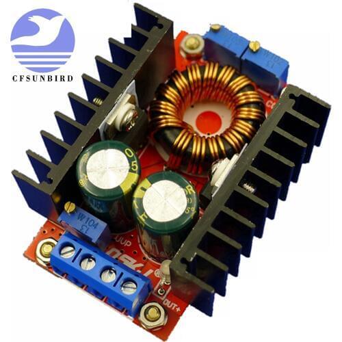 DC DC Boost Converter Voltage Regulator CC CV DC-DC Step Up 10-30V to 12-35V 150W 10A Power Supply Driver Charger Adjustable DIY