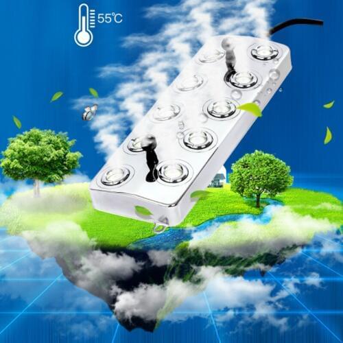 High Quality 10 Head 7000ml/h Ultrasonic Mist Maker Fogger Air Humidifier Atomizer Diffuser Nebulizer Cleaner Vaporizer