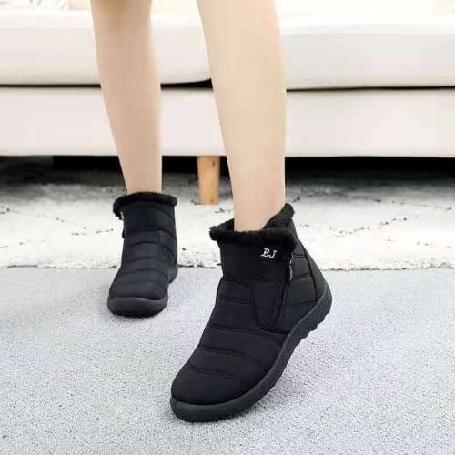 Winter Cotton Shoes, Plus Velvet To Keep Warm, Waterproof And Non-Slip, high-Top Warm Boots