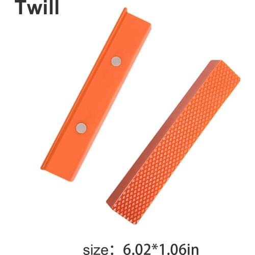 1 pair of 6-inch vise clamp pad with magnetic cover bench nylon protective strip flat-nose pliers cover with anti-pinch