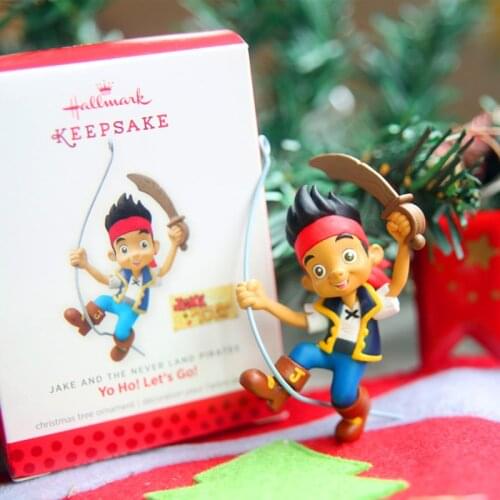 1pieceYO HO LETS GO JAKE CUTE BOY collection figure Decoration Children Birthday Gift Collection Christmas Tree pendant toys
