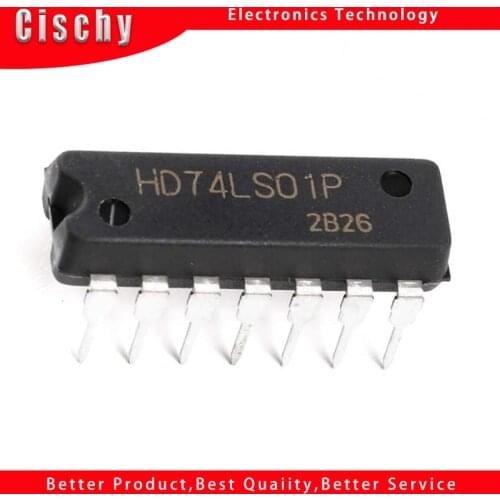 1pcs/lot HD74LS01P SN74LS01N 74LS01 DIP-14