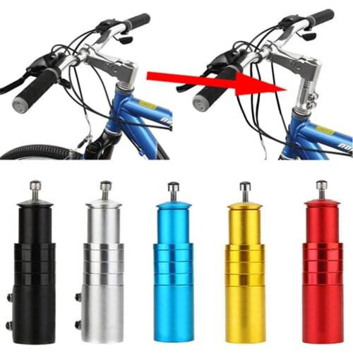 12CM Bicycle Handlebar Extender Fork Stem Rise Up Extension Heads Up Black Bike Fork Extender MTB Mountain Bike Part X193D