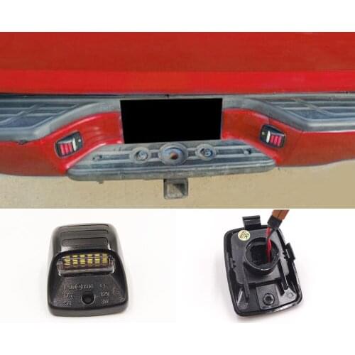 2Pcs Car LED Tail License Plate Light Canbus For Toyota Tacoma 2005-2015 Tundra 2000-2013 Number Plate Lamp Bulb