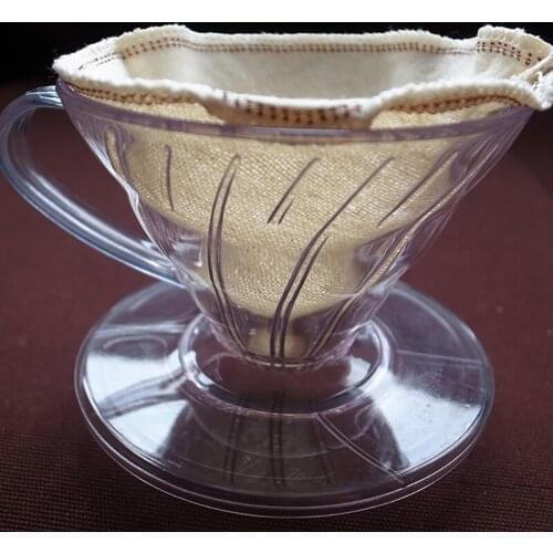 LBER 2Pcs Coffee Filter Cones Dripper Holder Cup Reusable For Travel Or Home Use Perfect For Pour Over Coffee & Cold Brew