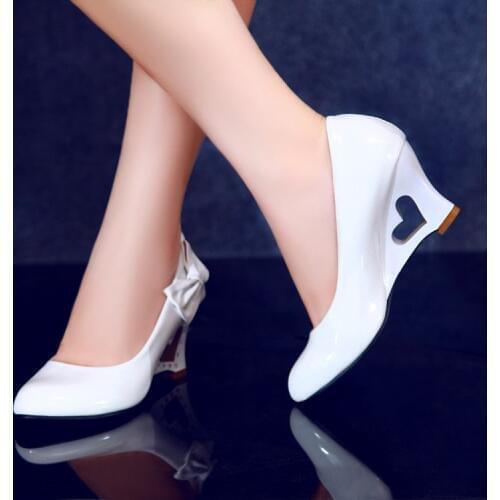 2017 Hot Sale Real Shoes Women Pumps Plus Size Shoes Women Zapatos Mujer Pumps High Heel Sandals Chaussure Femme Bottom Heels