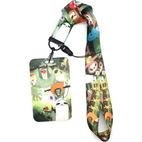 2021 Employee Lanyard Name Card Holder Student Hanging Neck Mobile Phone Lanyard Badge Subway Access Card Holder drop shipping