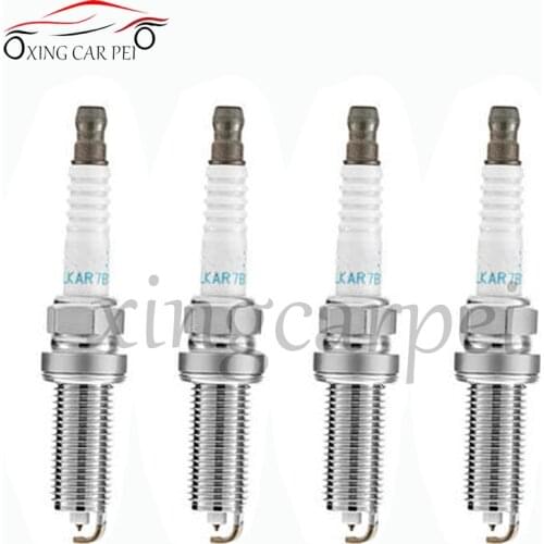 4pcs Laser Iridium Spark Plug ILKAR7B11 4912 For Toyota Corolla Scion xD Pontiac ILKAR7B11-4912 Auto Part