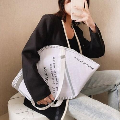 Women Doctor Nurse Large Capacity Handbag Creative Casual Canvas Tote Bag Ladies Hand Messenger Bags Main Female 2021
