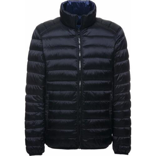 Brand 2020 Winter New Mens Down Jacket Light Down Men Fashion Casual Sided Wear White Duck Down Warm Coat Male