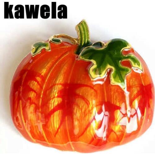 Sweet Pumpkin Brooch Pin Christmas Hallowmas Gift Jewelry