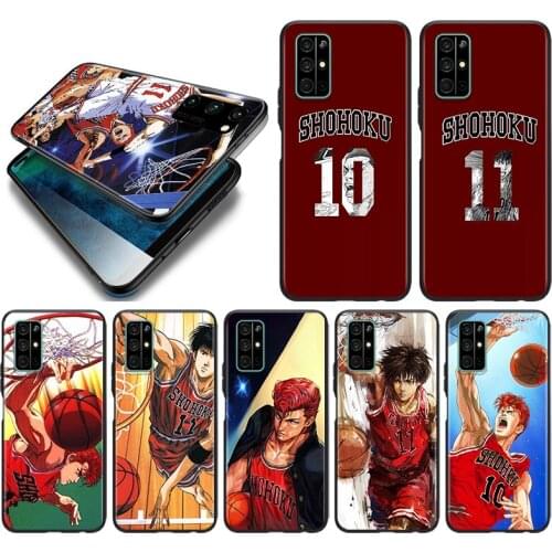 Anime Comics Slam dunk Silicone Cover For Huawei Honor 10i 10 9C 9A RU 9X 9N 9S 9 Pro Lite Play 3E V9 Black Phone Case