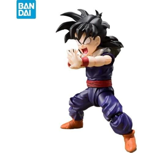 BANDAI Original Anime SHF Dragon Ball Z Adolescence Son Gohan Action Figures Toys Dragon Ball Super Figurine Model Doll Gift