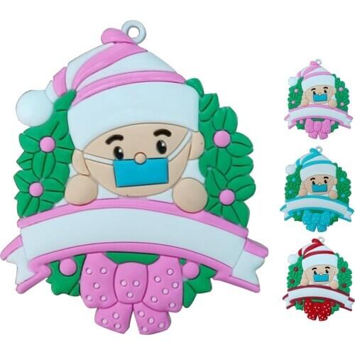 Cute Face Cover Snowman Christmas Tree Ornament Party Home Hanging Decoration