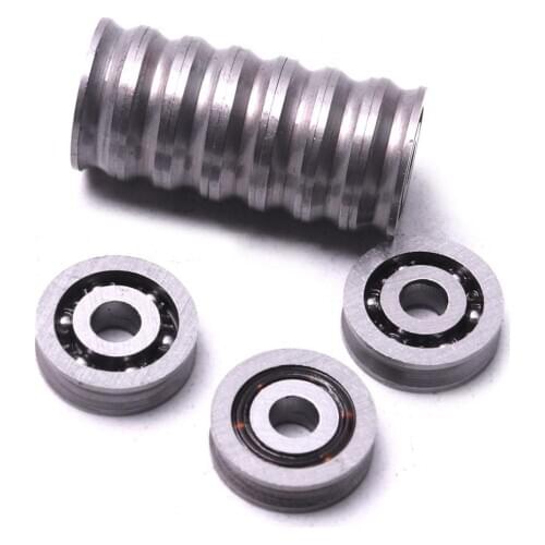 20Pcs/Lot High Carbon Steel 630VV Deep Groove Ball Bearings Operate Smoothly Pulley Bearing Set 3x10x3mm for Wire Rail Pulley